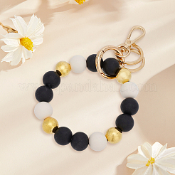 1Pc Zinc Alloy & Silicone Mobile Phone Straps&nbsp;HJEW-PA0001-01C
