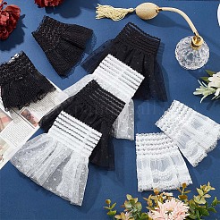 2 Pairs 2 Style Polyester Oversleeves&nbsp;AJEW-NB0004-03B