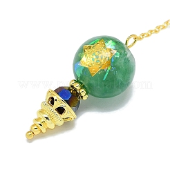 Round Resin Dowsing Pendulum Big Pendants&nbsp;G-C117-01G-09