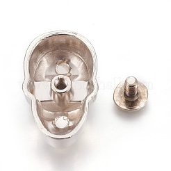 Zinc Alloy Studs Rivets&nbsp;PALLOY-WH0048-01P