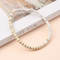 Natural Howlite Stretch Beaded Bracelets&nbsp;BJEW-JB05496-01