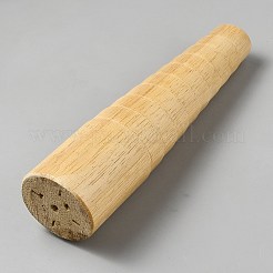 木製バングル測定ツール  湯通しアーモンド  29x3.5~6.5cm&nbsp;DIY-WH0890-01