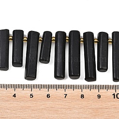 Natural Shungite Beads Strands&nbsp;G-F829-A06-01
