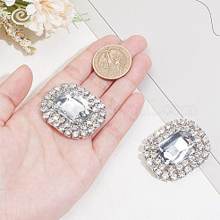 Alloy Rhinestone Shoe Decorations&nbsp;FIND-WH0126-417C