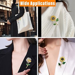 6Pcs 6 Styles Zinc Alloy Lapel Pins for Backpack Clothes&nbsp;JEWB-CJ0002-98