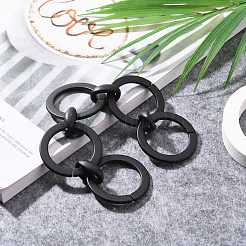 Handmade Spray Painted CCB Plastic Link Chains&nbsp;AJEW-JB00830-02
