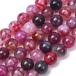 Natural Dragon Veins Agate Beads Strands&nbsp;GG-CBA9070-A01-01