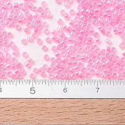MIYUKIデリカビーズ  シリンダー  日本製シードビーズ  11/0  (db0246) ダークコットンキャンディーピンクセイロン  1.3x1.6mm  穴：0.8mm  約2000個/10g&nbsp;X-SEED-J020-DB0246