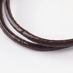 調整可能な天然混合石の指輪  牛革レザーコード付き  18mm&nbsp;RJEW-JR00143