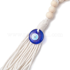 Handmade Lampwork Turkish Blue Evil Eye Pendant Decorations&nbsp;WD-CJ5615