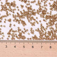 シリンダーシードビーズ  銀並ぶ  丸い穴  均一サイズ  ダークチソウ  2x1.5mm  穴：0.8mm  約888個/10g&nbsp;X-SEED-H001-G17