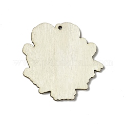 Father's Day Single Face Printed Aspen Wood Big Pendants&nbsp;WOOD-G014-31