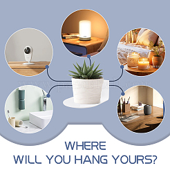 Opaque Acrylic Wall Mounted Display Stands&nbsp;ODIS-WH0038-74