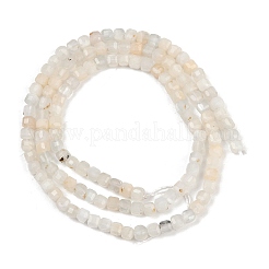 Natural White Moonstone Beads Strands&nbsp;LS-G-RM2025-C40-B