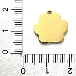 304ステンレスペンダント  グリッターエナメル  足跡チャーム  ゴールドカラー  濃いグレー  15.5x15.5x1.5mm  穴：1.6mm&nbsp;STAS-H438-04G-01
