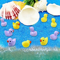 25Pcs 5 Styles Mini Tortoise & Duck Resin Display Decorations&nbsp;RESI-YW0001-61