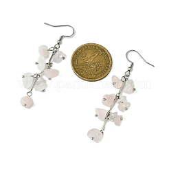 4 Pairs 4 Styles Natural Mixed Stone & Synthetic Turquoise Dangle Earrings for Women&nbsp;EJEW-TA00553