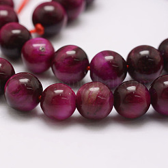 Natural Tiger Eye Bead Strands&nbsp;G-P230-08-C-4mm