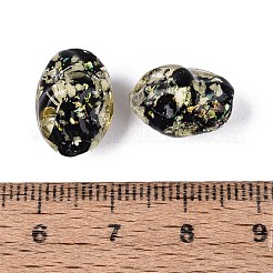 Handmade Foil Glass Beads&nbsp;FOIL-N035-02