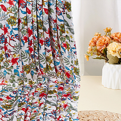 Flower Polyester Fabric&nbsp;AJEW-WH0766-35B