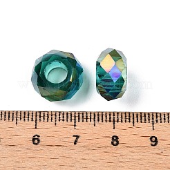 Transparent Glass European Beads&nbsp;GPDL-N005-D14mm-A10
