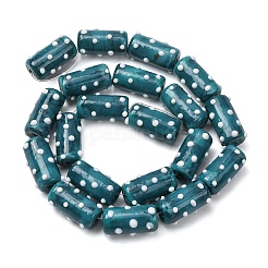 Handmade Lampwork Bumpy Beads&nbsp;LAMP-G170-01B-14
