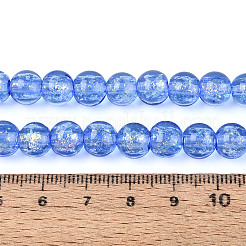 Handmade Foil Lampwork Beads Strands&nbsp;FOIL-K003-06A-14