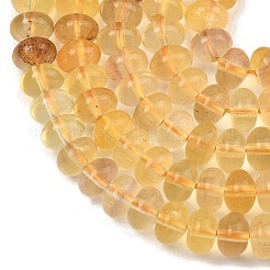 Natural Yellow Fluorite Beads Strands&nbsp;G-D103-B01-01