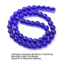 電気メッキガラスビーズセット  混合スタイル  ブルー  3~10x2~10mm  穴：0.7~1.5mm  1連/スタイル&nbsp;EGLA-FS0001-42D