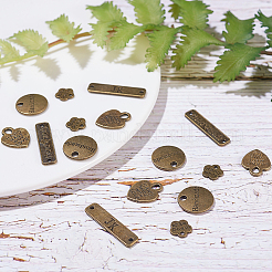 Tibetan Style Alloy Pendants/Links&nbsp;PALLOY-PH0005-89