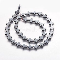 Non-magnetic Synthetic Hematite Beads Strands&nbsp;X-G-P218-17-08