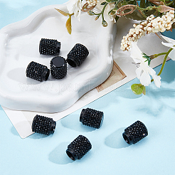 8Pcs Rubber Rhinestone Tire Valve Stem Caps&nbsp;FIND-GF0009-36A