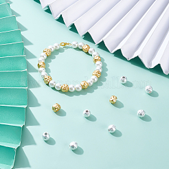 20Pcs 2 Colors Brass Beads&nbsp;KK-BC0007-16