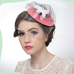 6Pcs 6 Colors Velvet Cloth Mini Hat Fascinator Base&nbsp;AJEW-NB0005-97