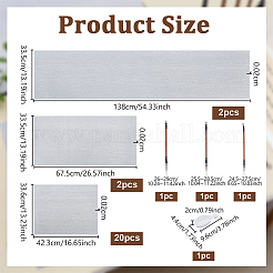 24Pcs 3 Styles Non-woven Fabric Cloth Water-Writing&nbsp;AJEW-OC0015-79