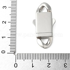 316サージカルステンレススチール製バヨネットクラスプ  ステンレス鋼色  30x14.5x5mm  穴：4x4mm&nbsp;STAS-H234-11P-01
