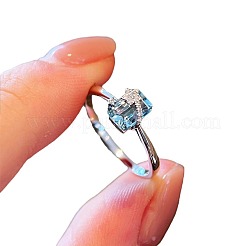 925 Sterling Silver with Cubic Zirconia Finger Rings&nbsp;FS-WGFD4D7-01