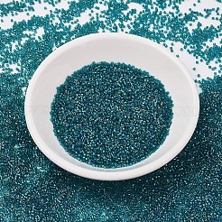MIYUKIデリカビーズ  シリンダー  日本製シードビーズ  11/0  （db1764)エメラルドライニングアクアアブ  1.3x1.6mm  穴：0.8mm  約10000個/袋  50 G /袋&nbsp;SEED-X0054-DB1764