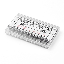 Tarnish Resistant 304 Stainless Steel Double Flanged Spring Bar Watch Strap Pins&nbsp;FIND-D022-02