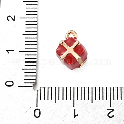 Christmas Alloy Enamel Charms&nbsp;ENAM-F156-01G-08