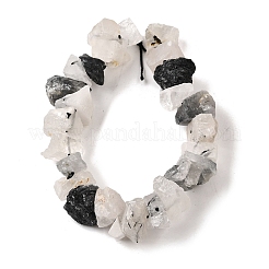 Natural Tourmalinated Quartz Beads Strands&nbsp;G-I283-F15