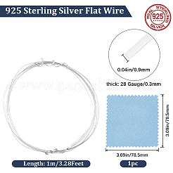 925 Sterling Silver Wires&nbsp;STER-BBC0006-68B