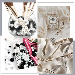 190Pcs 10 Styles Plastic Imitation Pearl Beads&nbsp;KY-SP0001-30