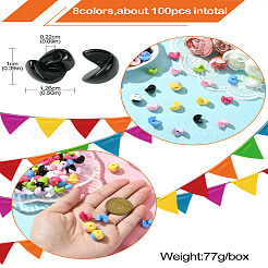 8 Colors Acrylic Bead&nbsp;OACR-CJ0001-81