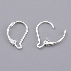 Brass Leverback Earring Findings&nbsp;KK-Z007-27S
