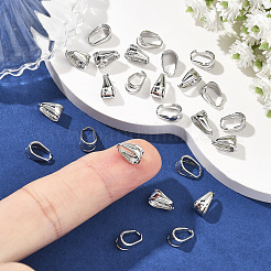シェグレース ブラス スナップオン ベイル  カドミウムフリー＆ニッケルフリー＆鉛フリー  プラチナ  8x5x4.5mm  穴：7x4mm&nbsp;XGRQ1U666-374P