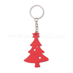 Christmas Tree Wood Pendant Keychain Sets&nbsp;KEYC-JKC00970