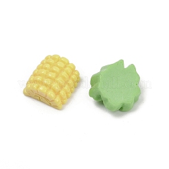 オペーク樹脂カボション  模造野菜  ミックスカラー  11~16x7~14x5.5~8mm&nbsp;RESI-K043-11
