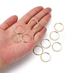 201 Stainless Steel Linking Rings&nbsp;X-STAS-F192-001G-01