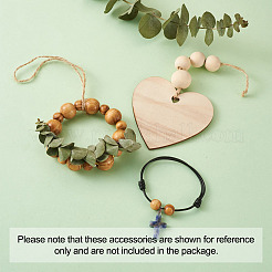 Unfinished Natural Wood Beads&nbsp;WOOD-TA0002-41-LF